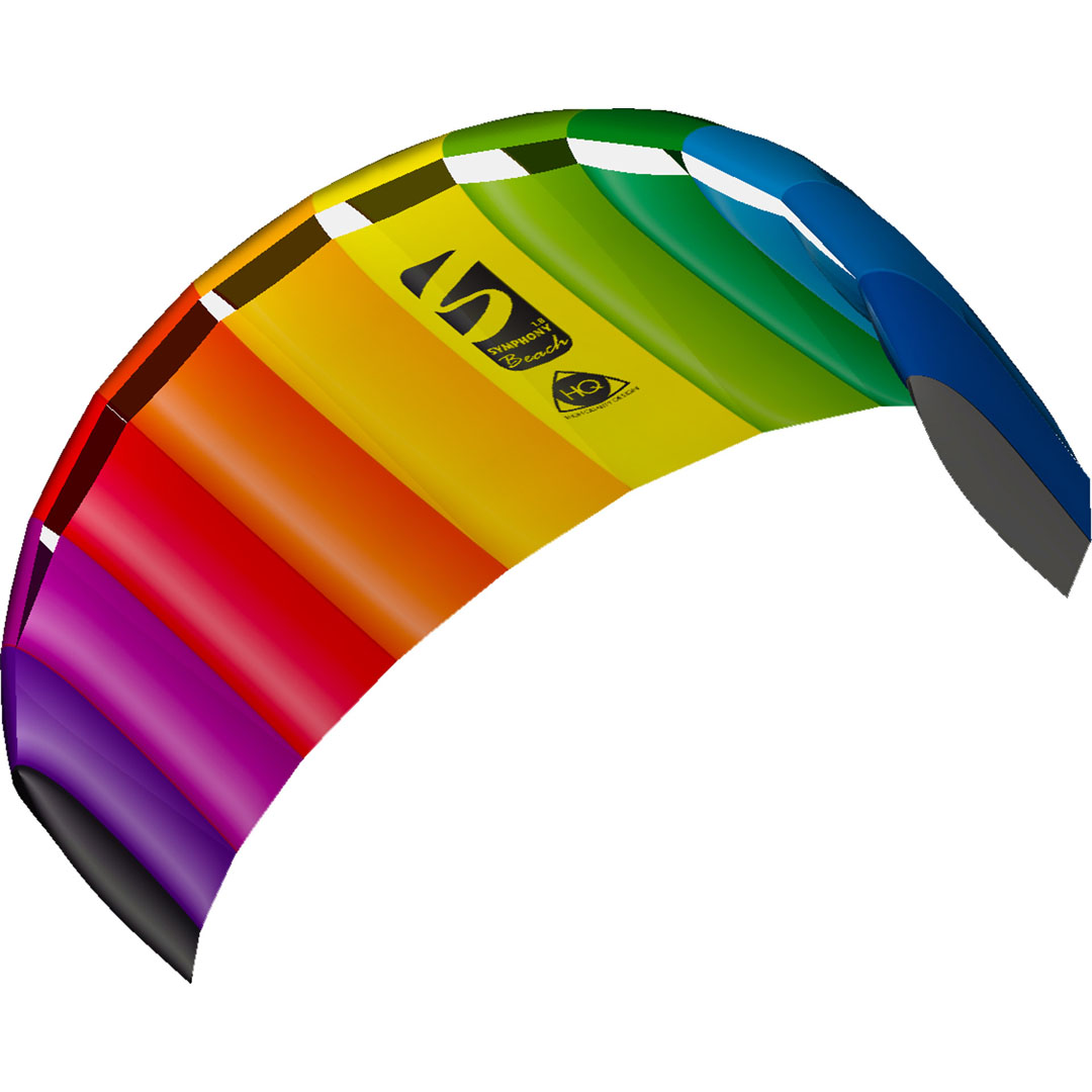 Symphony Beach III Stunt Kite 130cm Raimnbow 2 Linors HQ - Bild 2