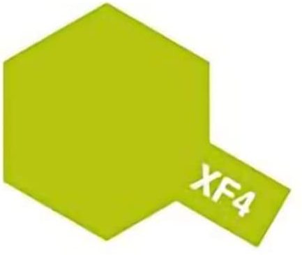 Tamiya 81704 Akryl färg XF-4 Yellow Green 10ml