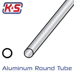 Aluminiumrör K&S 8x6mm 30cm 1st