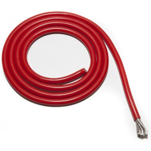 Silikonkabel 14G röd 1m
