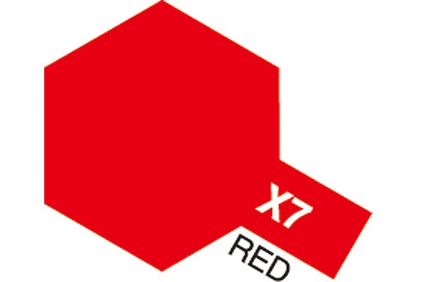 Tamiya 81507 Akryl färg X-7 Red 10ml