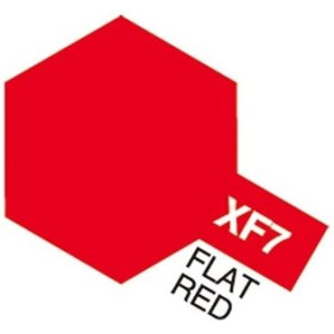 Tamiya 81707 Akryl färg XF-7 Flat Red 10ml