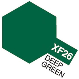 Tamiya 81726 Akryl färg XF-26 Deep Green 10ml
