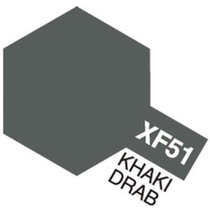 Tamiya 81751 Akryl färg XF-51 Khaki Drab 10ml