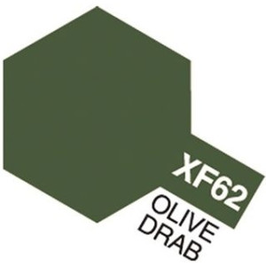 Tamiya 81762 Akryl färg XF-62 Olive Drab 10ml