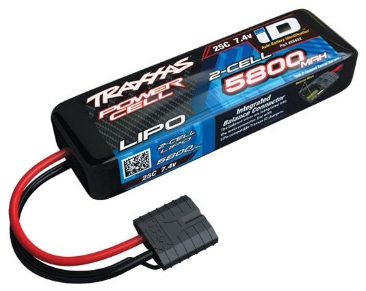 LiPo 7,4V 2S 5800mAh 25C iD	 Traxxas 2843X