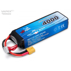 LiPo 14,8V 4S 4000mAh 25C XT60 Vapex
