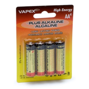 Batteri Alkaline Vapex Plus batteri AA 4-pack