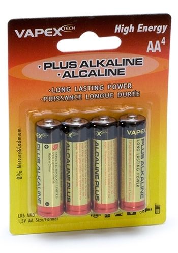 Batteri Alkaline Vapex Plus batteri AA 4-pack