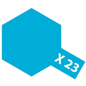 Tamiya 81523 Akryl färg X-23 Clear Blue 10ml