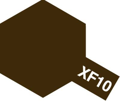 Tamiya 81710 Akryl färg XF-10 Flat Brown 10ml