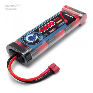 NimH Vapex 8,4v 4000mah T-kontakt