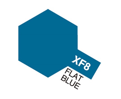 Tamiya 81708 Akryl färg XF-8 Flat Blue 10ml