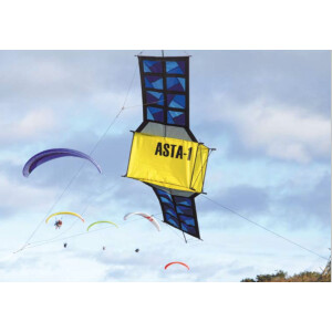 Satellite Kite 190cm Höjd 55cm 60m lina