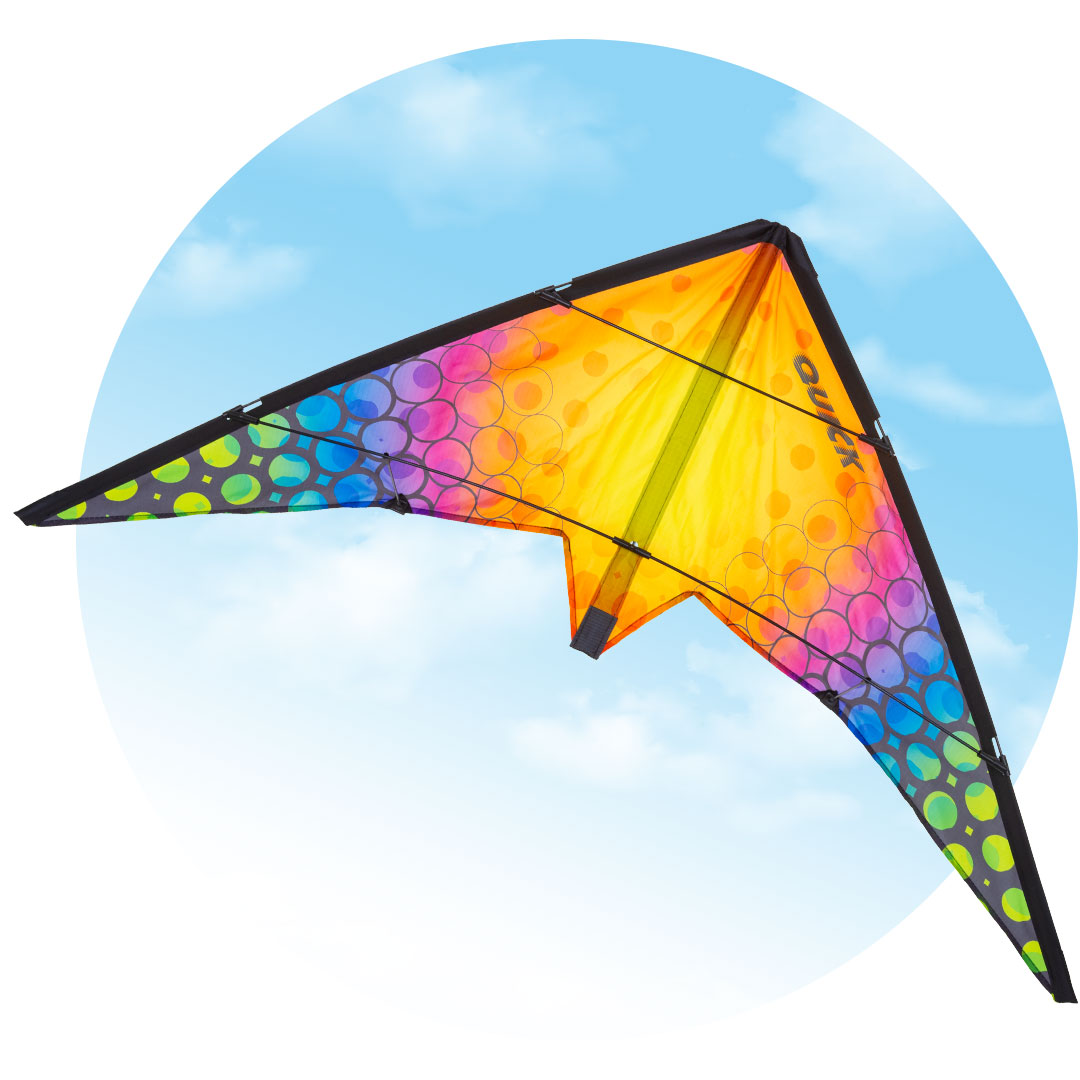 Eco line Quick Rainbow Bubbles- Stunt Kite