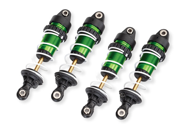 Stötdämpare GTR Long Komplett Grön 4st Traxxas - 10765
