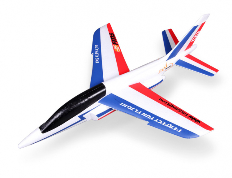 FMS Alpha Jet Handkastar Segelflyg