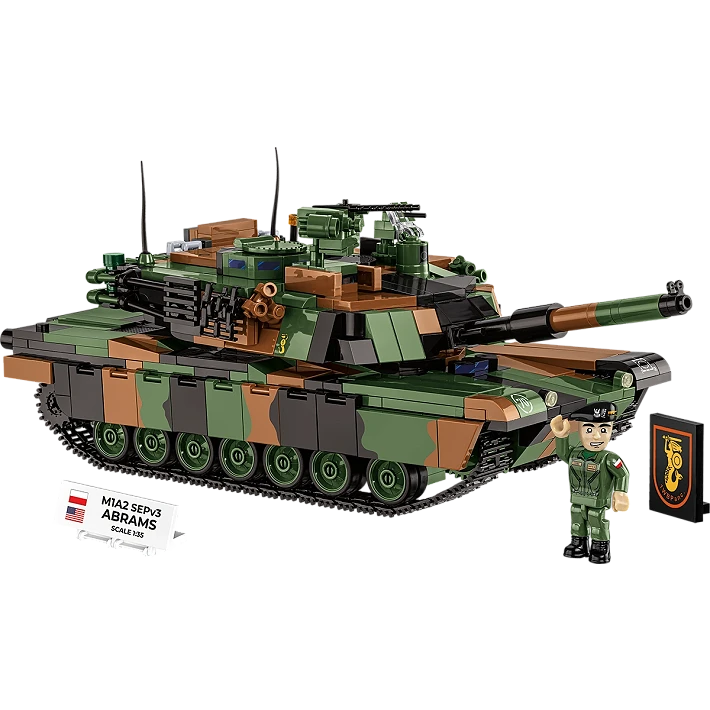 COBI M1A2 Abrams stridsvagn byggsats 1:35 Polska armén