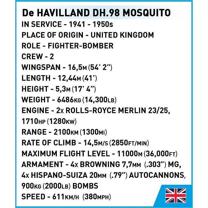 Cobi De Havilland DH-98 Mosquito - Bild 4