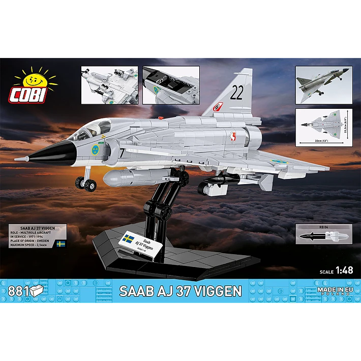 Cobi Saab AJ 37 Viggen - Bild 2