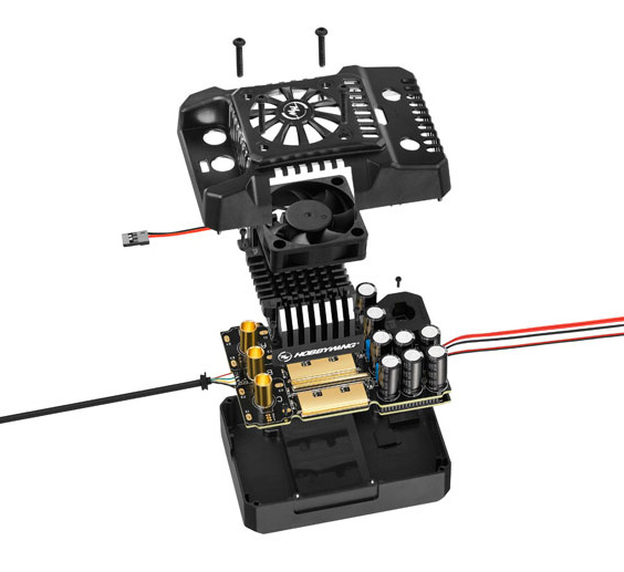 Hobbywing EzRun MAX4 HV 300A 6-12S Sensor WP Fartreglage 1/5 - Bild 7