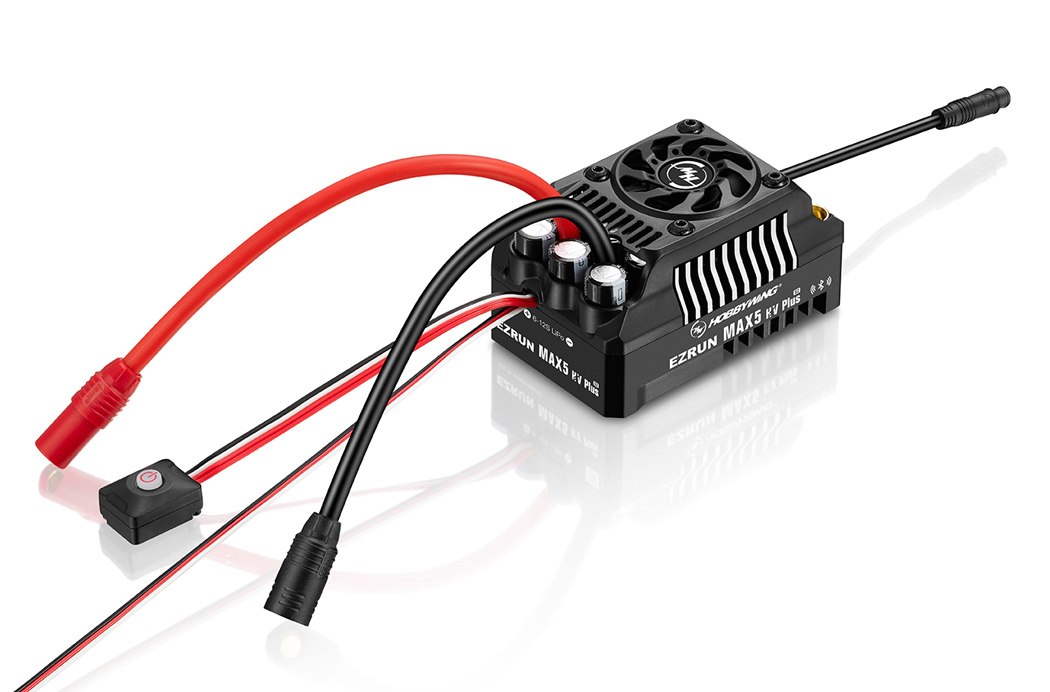 Hobbywing EzRun MAX5 HV Plus G2 330A 6-12S Sensor WP Fartreglage 1/5 - Bild 3