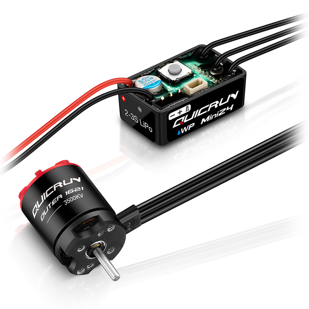 Hobbywing QuicRun Combo MINI24 - 1621SL 3500kV Crawler - Bild 2