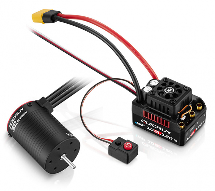 Hobbywing QuicRun Combo 10BL120 - 3652SL 3250kV G2 1/10 - Bild 2