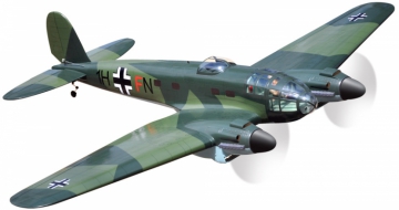 Heinkel He 111 radiostyrt flygplan RC modell
