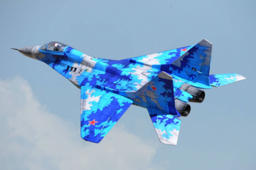 Black Horse MiG-29 radiostyrt flygplan balsamodell RC modell