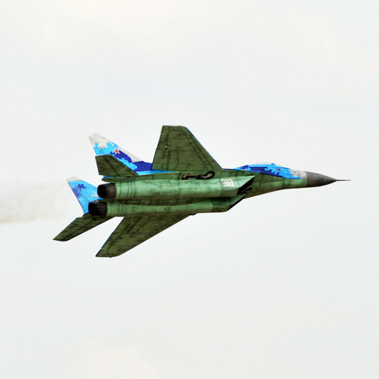 Black Horse MIG-29 För Turbo Jet Motor 1635mm Ellandställ - Bild 7