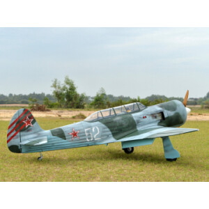 Black Horse Yak 11 radiostyrt flygplan balsamodell RC modell