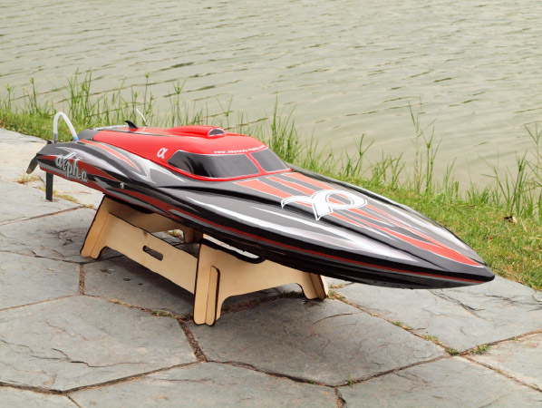 Joysway Alpha 1000mm Borstlös V-båt ARTR Röd - Bild 8