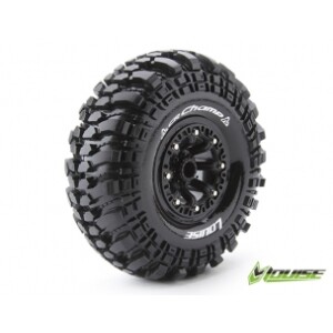 Louise CR-CHAMP 2.2 crawler däck svart fälg 12mm hex