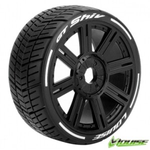 Louise GT-SHIV 1/8 GT däck soft MFT 17mm hex svart fälg