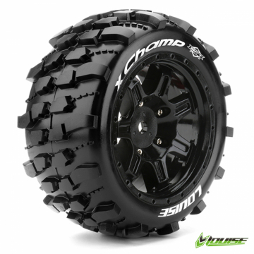 Louise X-CHAMP däck X-Maxx färdiglimmade RC hjul 24mm hex