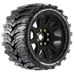 Louise LT3356SB speed run däck 1/8 monster truck 17mm hex färdiglimmade RC hjul