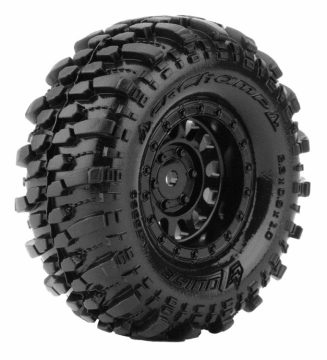 Louise CR-CHAMP däck 1/24 crawler 1.0 färdiglimmade RC hjul 7mm hex