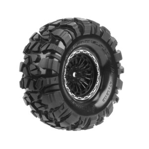 Louise CR-GRAVELSTAGE däck 1.9 crawler färdiglimmade RC hjul 12mm hex