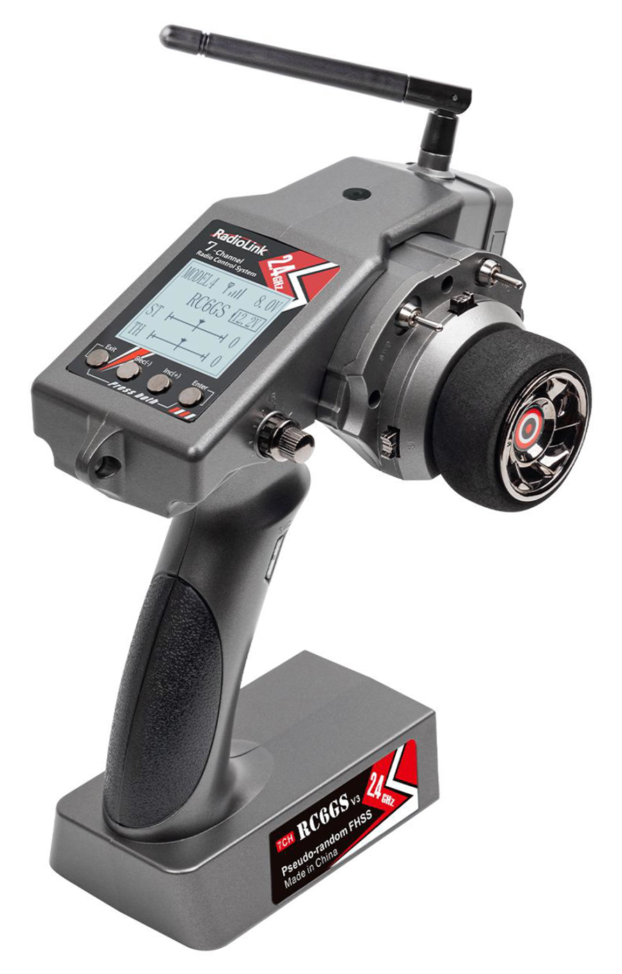 Radiolink RC6GS V3 7-kanals Sändare + 2x R7FG – 2.4GHz RC System - Bild 2