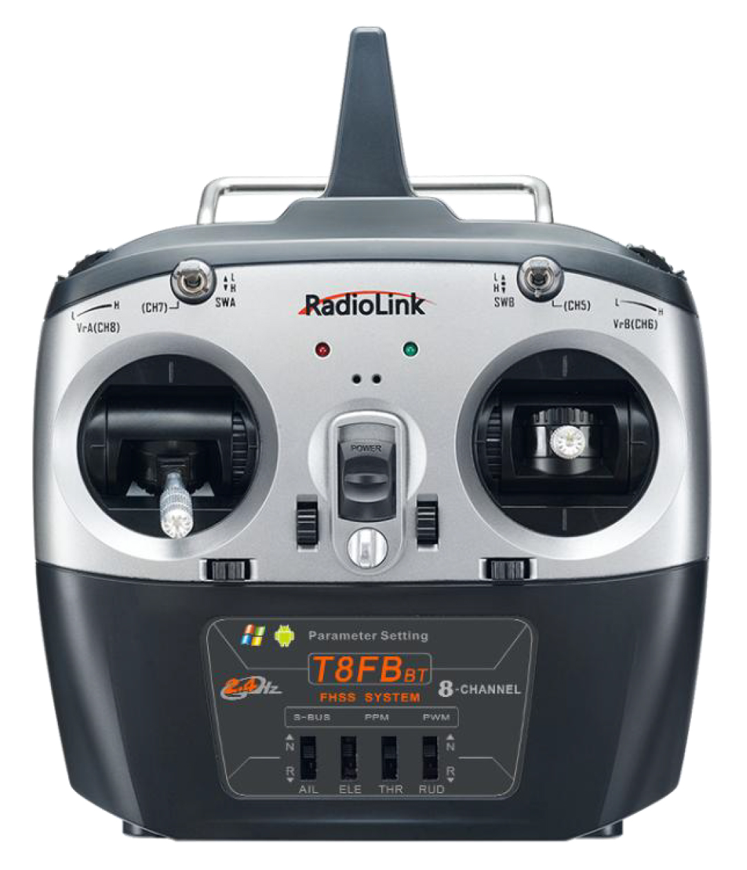 Radiolink T8FB Mode-2 RC Sändare med 2x R8EF Mottagare - Bild 2