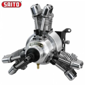 Saito FA-120R3 radial 4-takts metanolmotor RC flyg