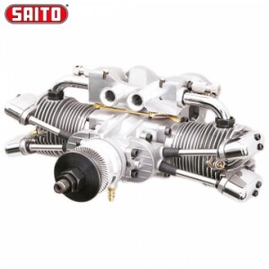 Saito FA-182TD 30cc twin 4-takts glödmotor RC flyg