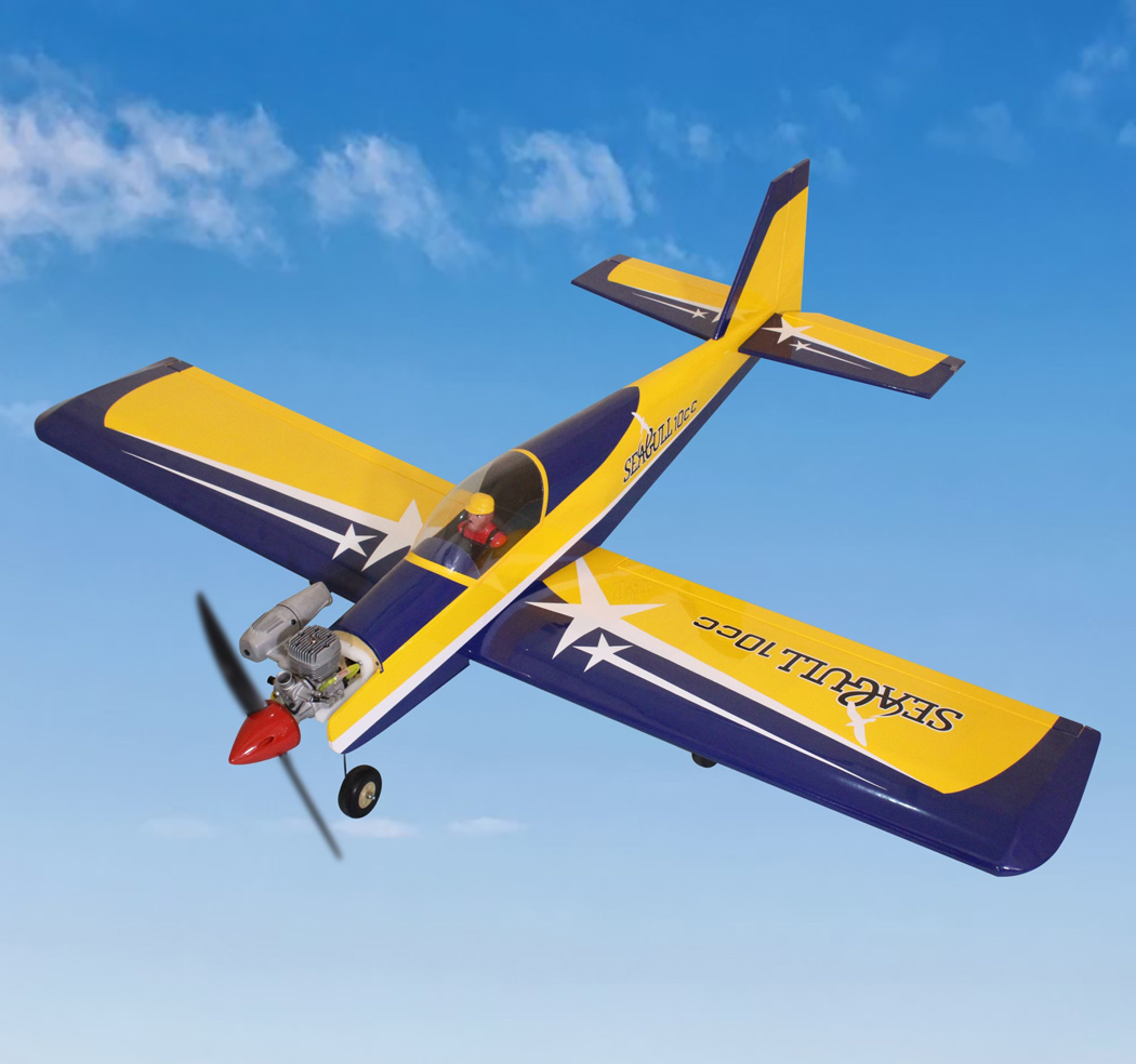 Seagull Sport Trainer V2 Low Wing Flygplan 7.5cc 1525mm - Bild 2