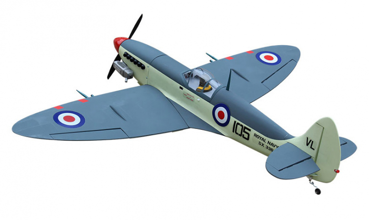 Seagull Supermarine Seafire 20cc 1640mm utan Landställ - Bild 4