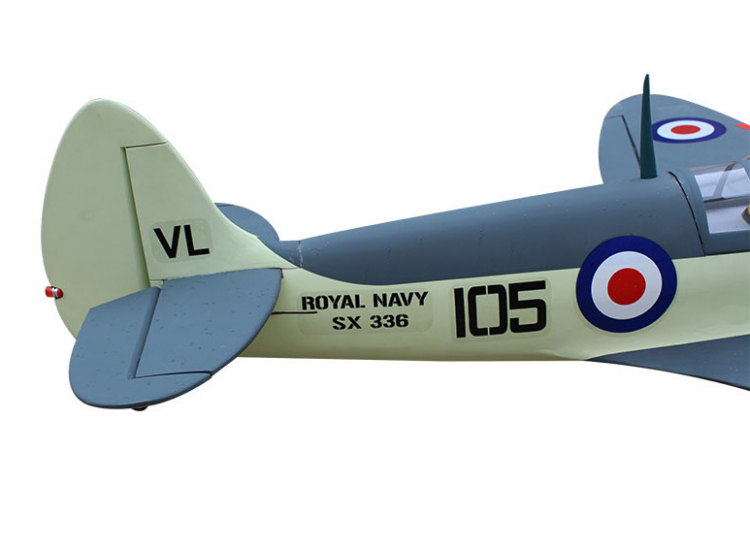 Seagull Supermarine Seafire 20cc 1640mm utan Landställ - Bild 8