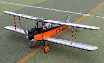 Seagull DH-60 Gipsy Moth radiostyrt flygplan balsa RC modell