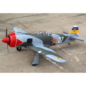 Seagull Yakovlev Yak-3U radiostyrt flygplan balsa RC modell