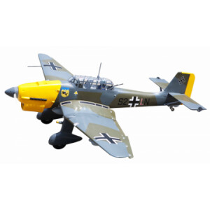 Seagull JU-87 Stuka radiostyrt flygplan balsa RC modell