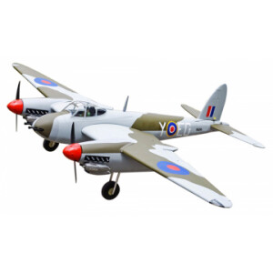 Seagull De Havilland Mosquito radiostyrt flygplan balsa RC modell